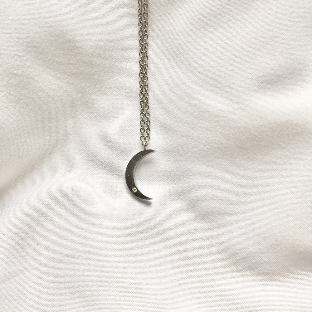 crescent moon necklace